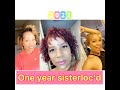 1 year with my sisterlocks y'all. Photos at the end. #sisterlocks #sisterlockjourney #microlocs