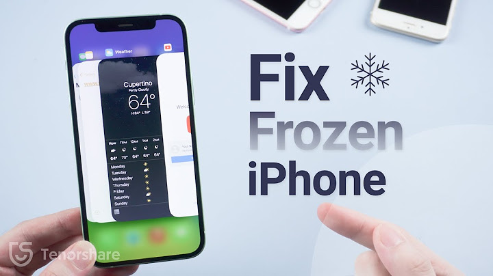 How to turn off an iphone when screen is frozen