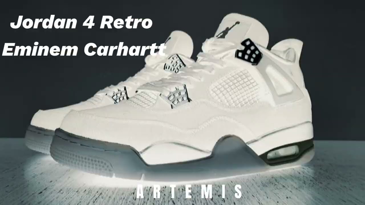 jordan 4 retro eminem carhartt sneakers