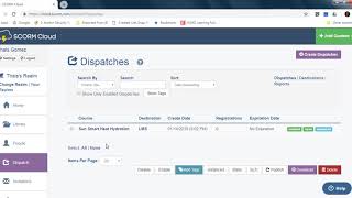 Dispatch function in SCORM Cloud Net Worth