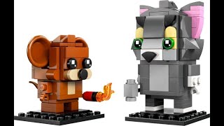 LEGO Brick Sketches | 40793 Tom & Jerry Figures | Building instructions