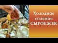 Холодное соление СЫРОЕЖЕК. Подробный рассказ.