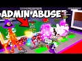 STEALING DURING ADMIN ABUSE..! (Roblox)