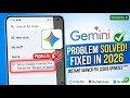 Gemini App Couldn't Connect to Server Fix (2026) | Gemini Not Working Problem Solved