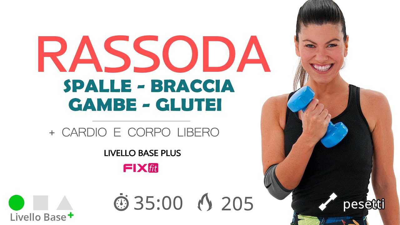 Esercizi a Circuito Total Body Con Cardio: Cardio e Tonificazione