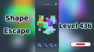 🔥 Shape Escape Level 436 Walkthrough | Can You Solve It? 🧠💥