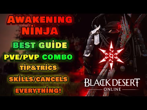 BDO | Awakening Ninja HUGE GUİDE 2023! | PVE/PVP COMBO | Skills/Cancels/Tips&Tricks