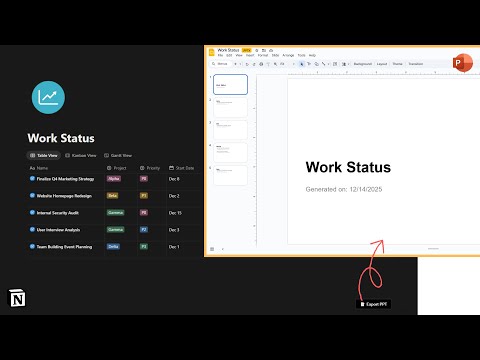 Notion to PPT Generator video preview 2