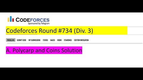 A. Polycarp and Coins Solution (Bangla) | Codeforces Round #734 (Div. 3)