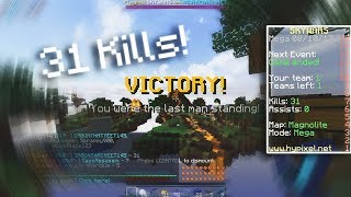 Hypixel Mega Skywars Highlights #56 - "31 Kills!"