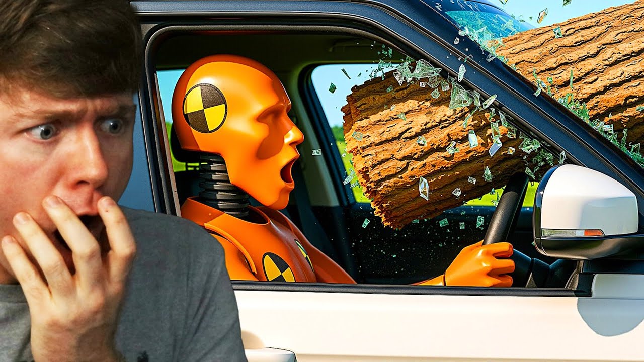 Reacting to CRAZY REALISTIC CRASHES in BeamNG Drive! (Instant Karma)