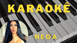 Simaria - Nega ( Karaokê ) Playback Piano Resimi