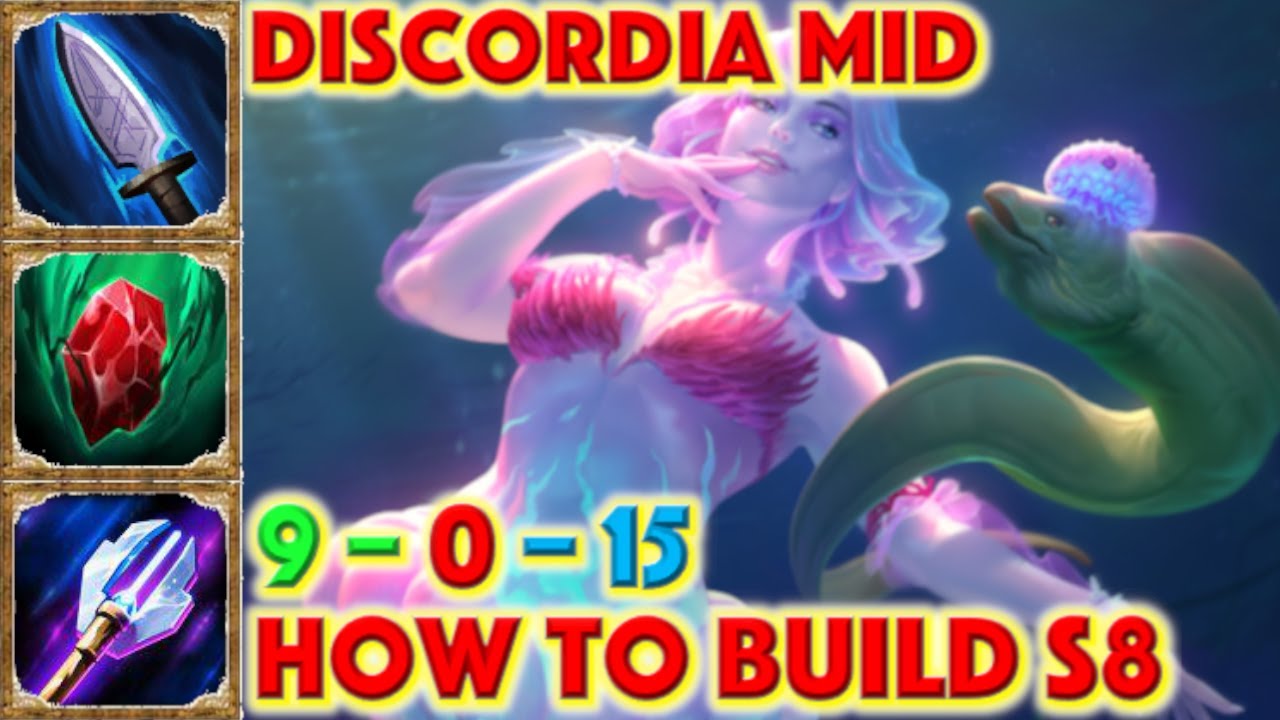 Smite How To Build Discordia Lady Of The Sea Discordia Skin Showcase Discordia Mid Build Youtube