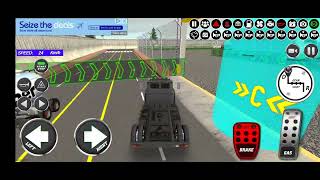 truck simulator, game, truck struggling, truck in bad roads, cargo truck