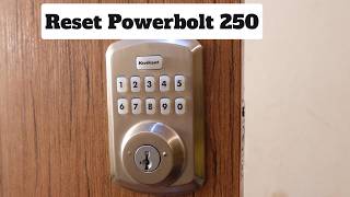 How to Reset & Set New Codes on Kwikset Powerbolt 250