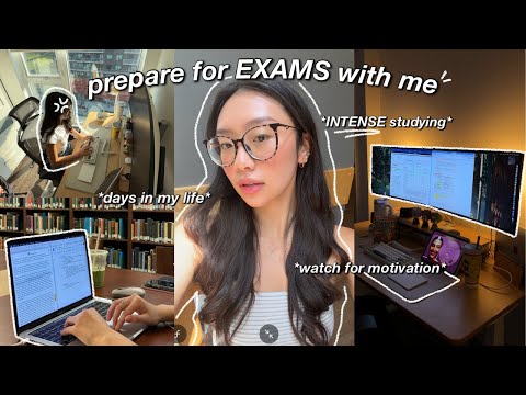 Study Vlog VERY Productive Days In My Life Preparing For EXAMS Sunday Reset Living Alone