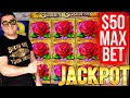 $50 Max Bet HANDPAY JACKPOT On High Limit GOLDEN GODDESS Slot | Winning Jackpot On Slot Machine