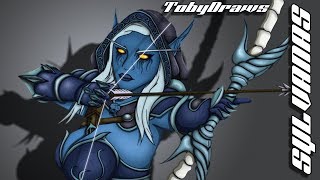 Silvanas Windrunner Timelapse Drawing