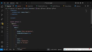 Vue.js 3 vue-sidebar-menu Example Build Sidebar Responsive Navigation Menu in Browser Using TS