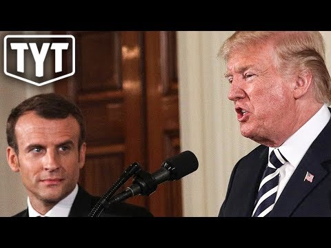 Trump FLIPS OUT On Emmanuel Macron