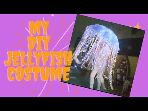 Cool Homemade Bio-Luminescent Jellyfish Costume