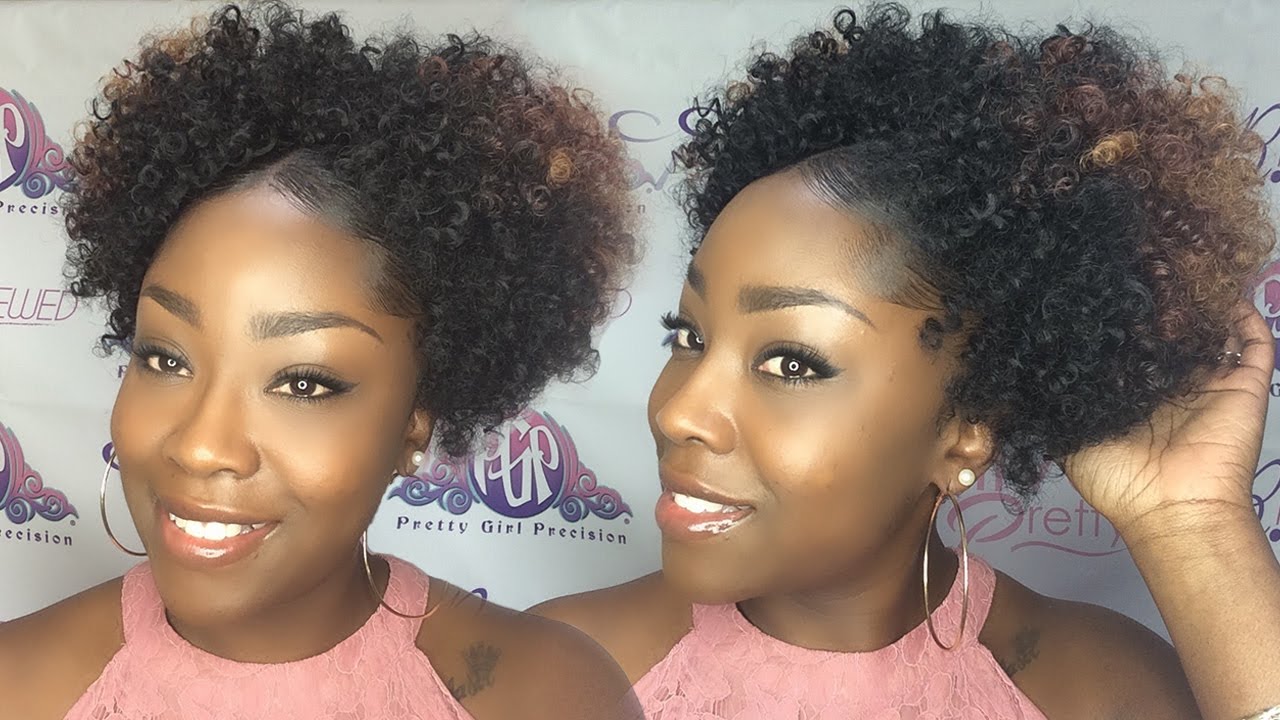 How To Do Ombre Afro Puffs Milky Way Q Coil Curl Youtube