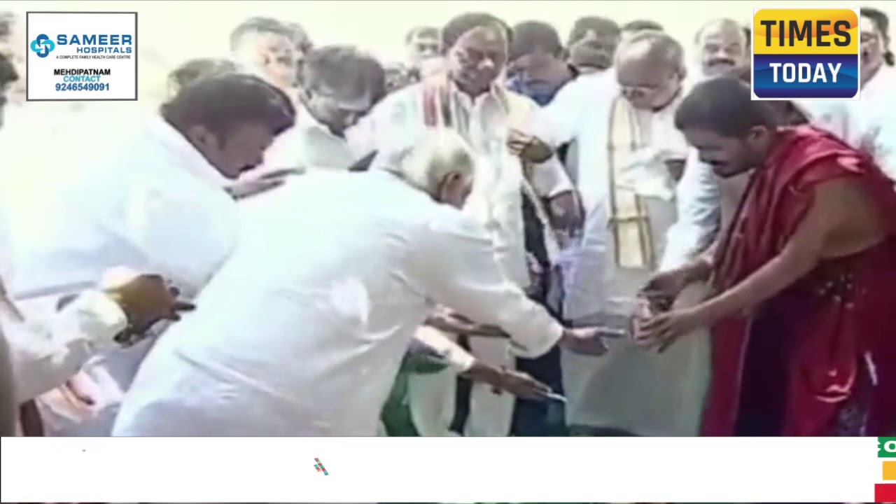 CM KCR Lays Foundation Stone For Telangana New Assembly Building