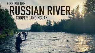 Combat Fishing for Salmon at the RussianKenai River Confluence