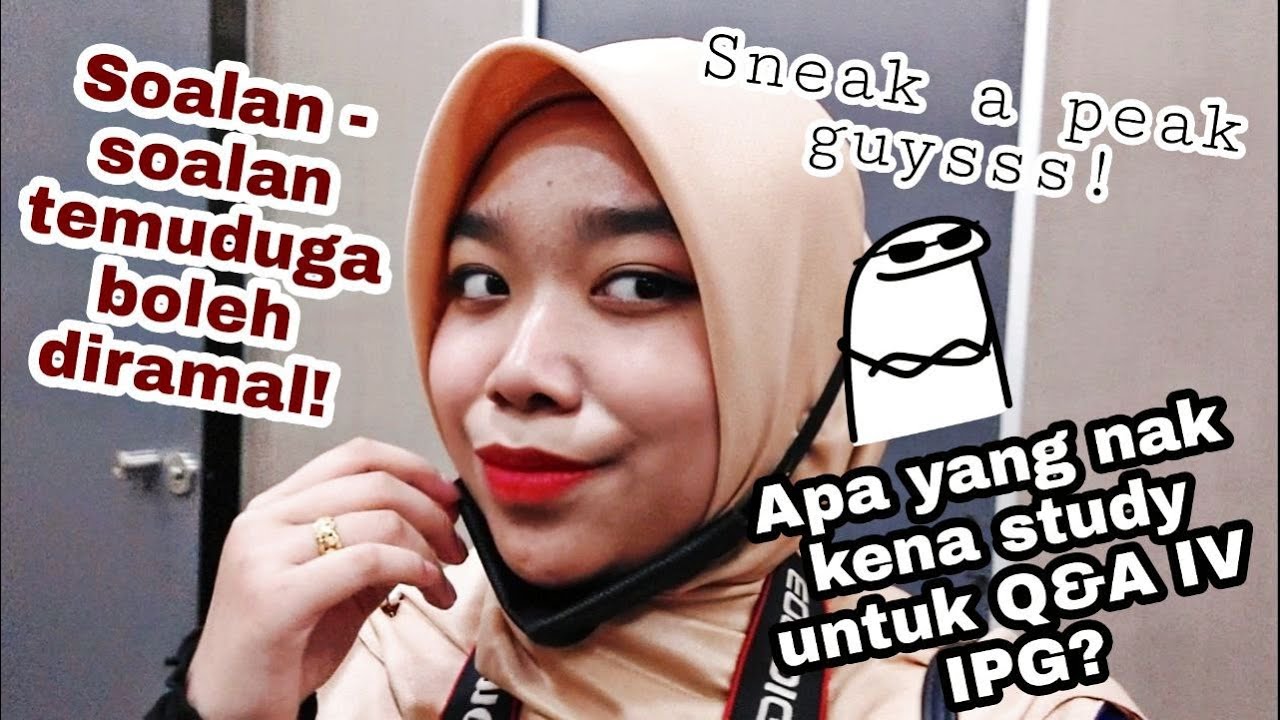 Bongkar soalan temuduga IPG! | Q&A IPG | Soalan-soalan ramalan | IV online