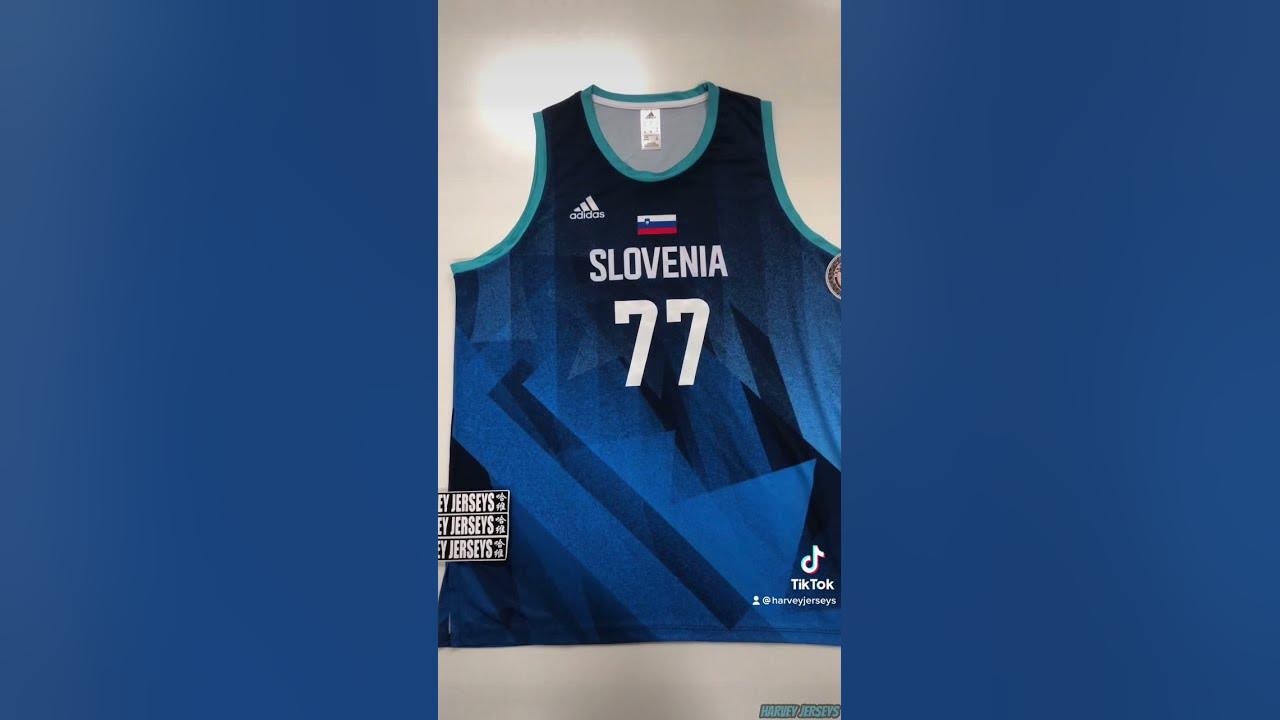 Luka Dončić Slovenia Basketball Adidas Swingman Jersey - YouTube