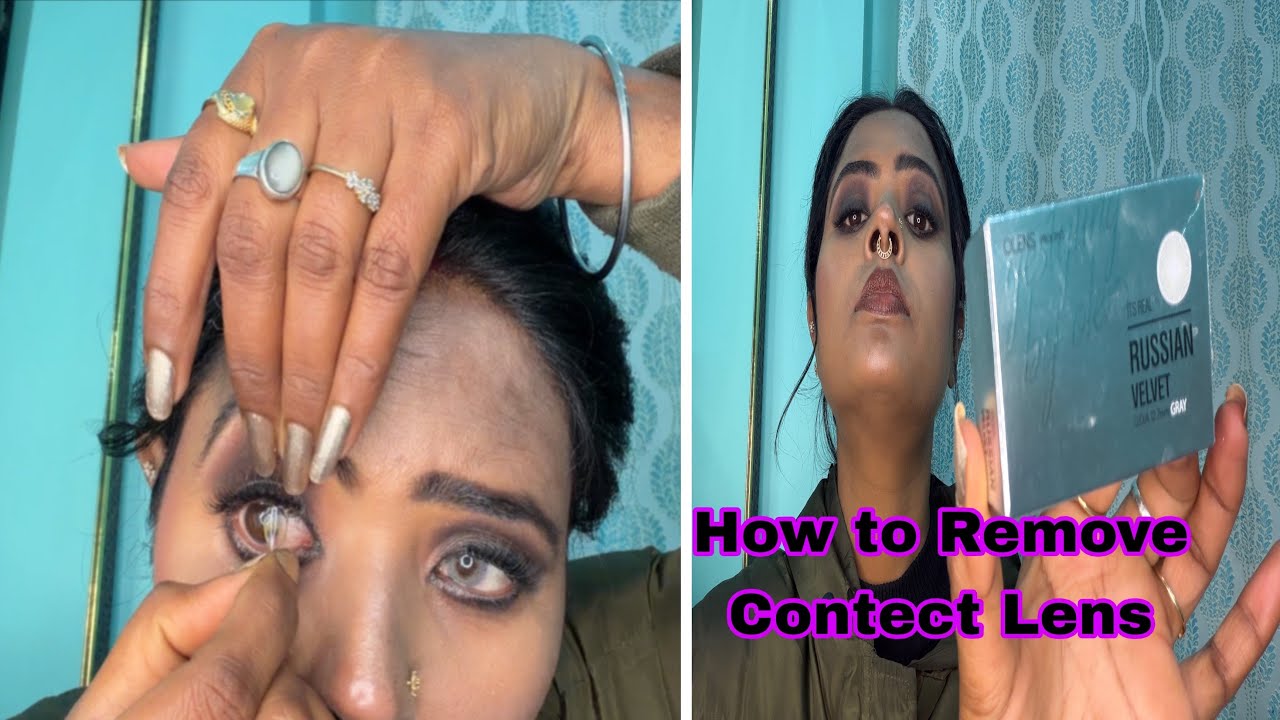 👁️कॉन्टैक्ट लेंस कैसे निकालना चाहिए | Safe & Proper Method | Contact Lens Remove