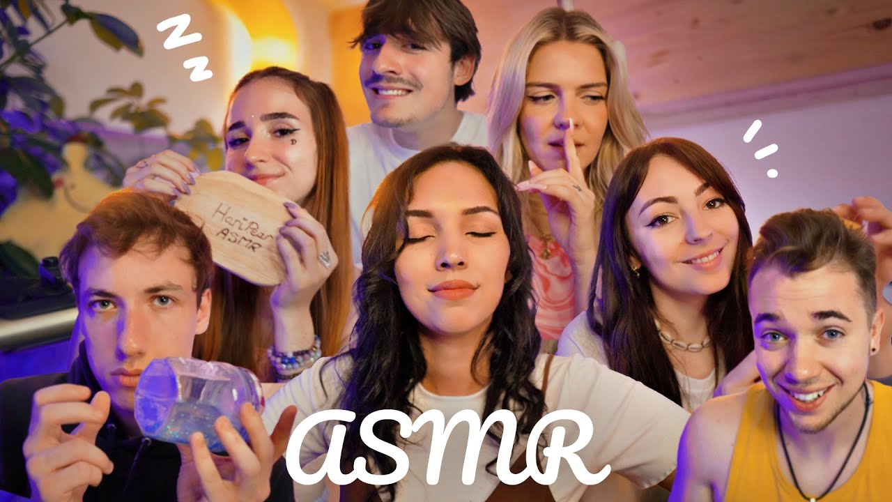 ASMR + 6 copains = GROS DODO (1 heure)