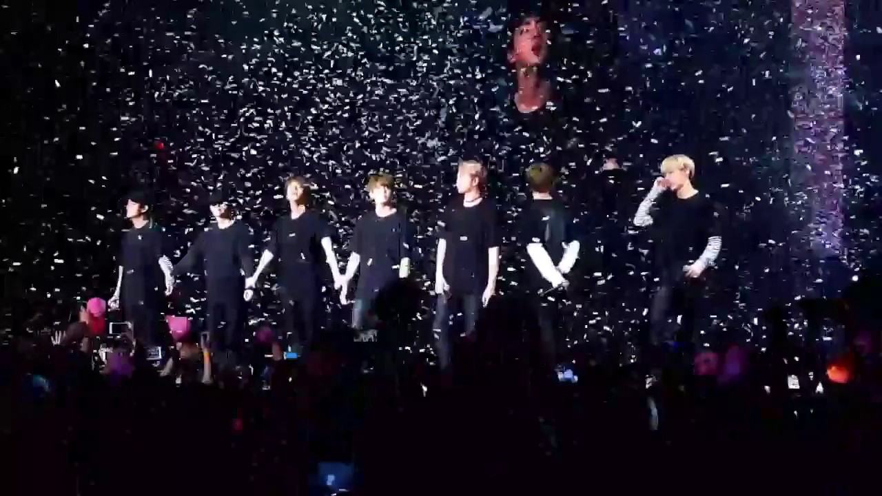 [170329] BTS The Wings Tour in Chicago Ending (Last Moment)