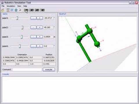 Java Robotics Simulation Tool