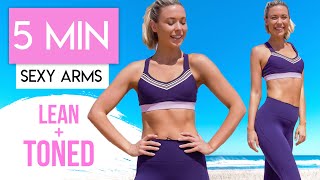 GET LEAN and TONED PILATES ARMS 💪💕 5 Minute Arm Workout to LOSE ARM FAT screenshot 4