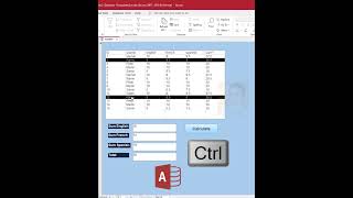 Sum selected rows in listbox Microsoft access database #shorts