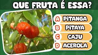 Voce Sabe que fruta é essa? Quiz Frutas