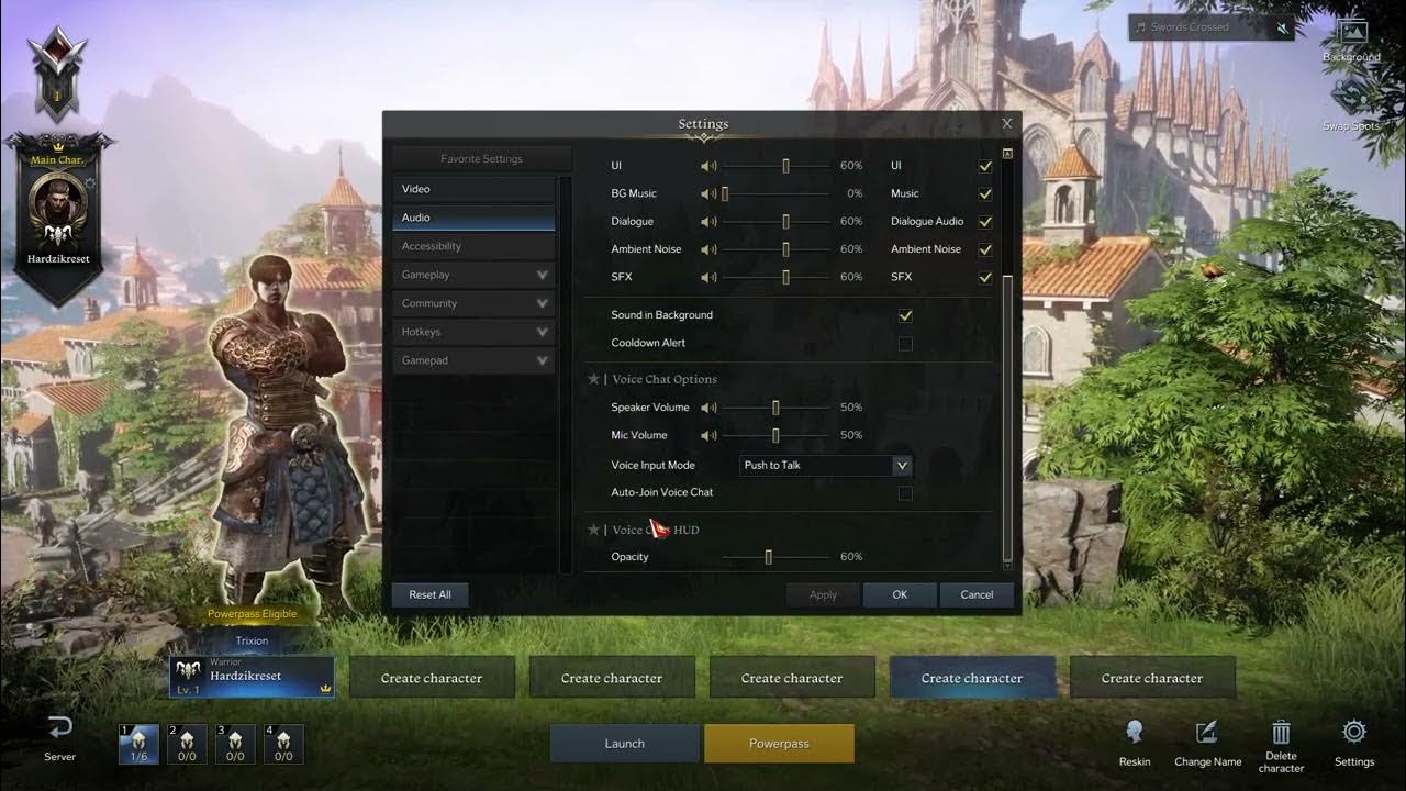 Lost ark how to change voice chat input mode youtube