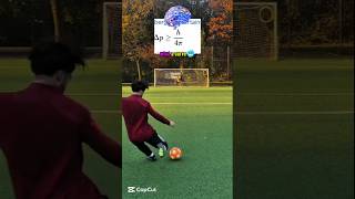 Unbelievable curve skills. Football curve goals #shorts #football