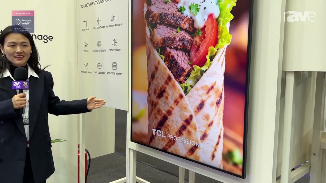 ISE 2026: TCL CSOT Presents TMN Series of 4K 24/7 Commercial Displays for Digital Signage