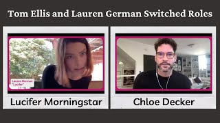Lauren German And Tom Ellis Switched Roles On Lucifer Table Read Lucifer And Chloe