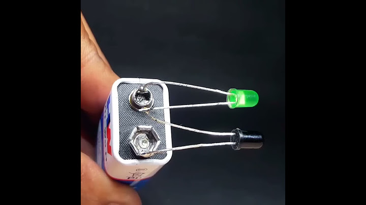 simple sensor project / simple circuit  electronics / hw battery / led light  / IR sensor