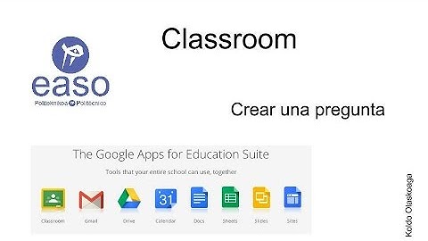 Google Classroom: hacer una pregunta