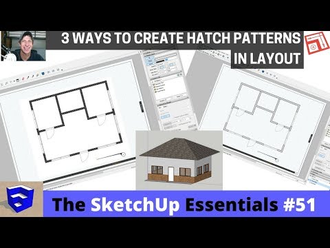 Creating Hatching in Layout from your SketchUp Model - The SketchUp Essentials #51
