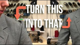Tailor Teaches | How to Take in The Shoulder of a Jacket