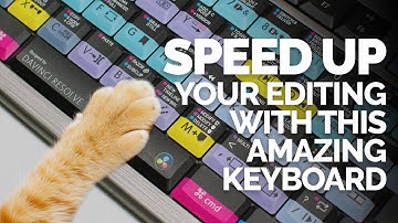 Speed up your editing and color grading with the Logickeyboard for DaVinci Resolve