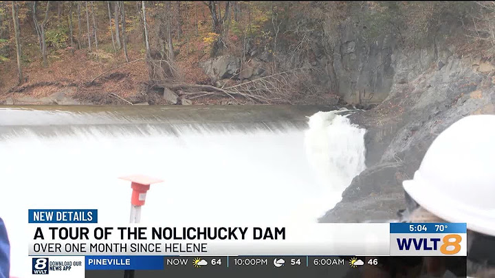 TVA provides look at Nolichucky Dam restoration more than one month after Hurricane Helene