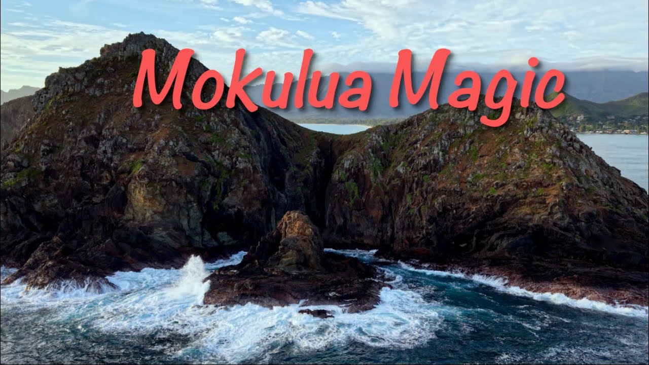 Mokulua Islands, Hawaii | Soothing Ocean Waves for Sleep, Study & Relaxation