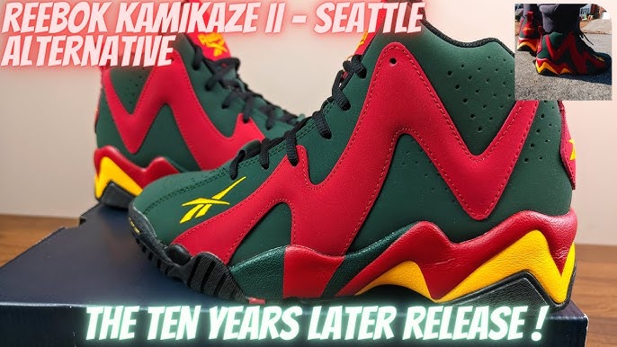 Reebok Kamikaze 2 Retro Shawn Kemp Signature Shoe Review & On-Feet