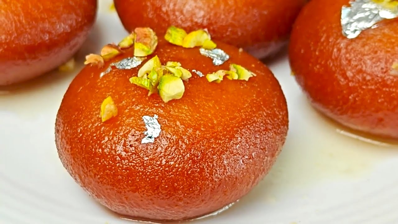 Rasbhari Gulab Jamun | रसभरी गुलाब जामुन | Suji Ka Gulab Jamun | Rava Gulab Jamun
